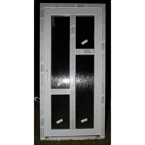 Vchodové dveře Aluplast 100x204 bílé Vchodové dveře Aluplast 100x204 bílé